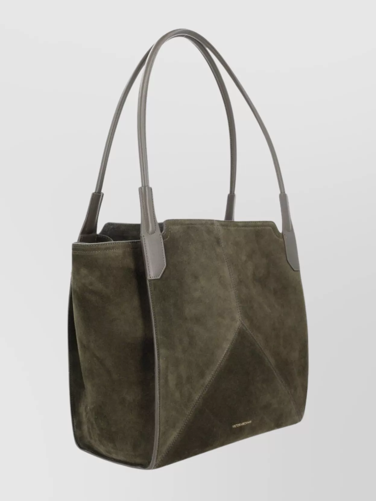 Victoria Beckham Suede Tote Bag Dual Handles