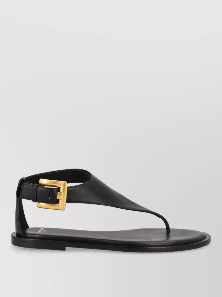 Balmain Leather Anthem Slides