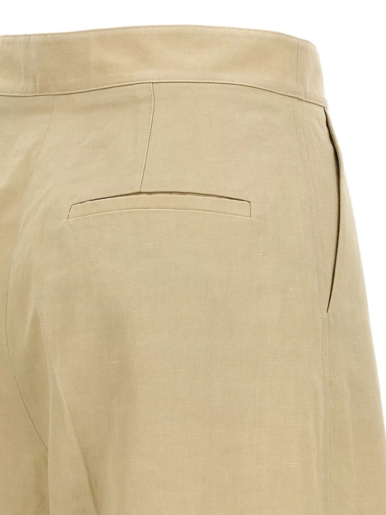 Yves Salomon Women Linen Trousers