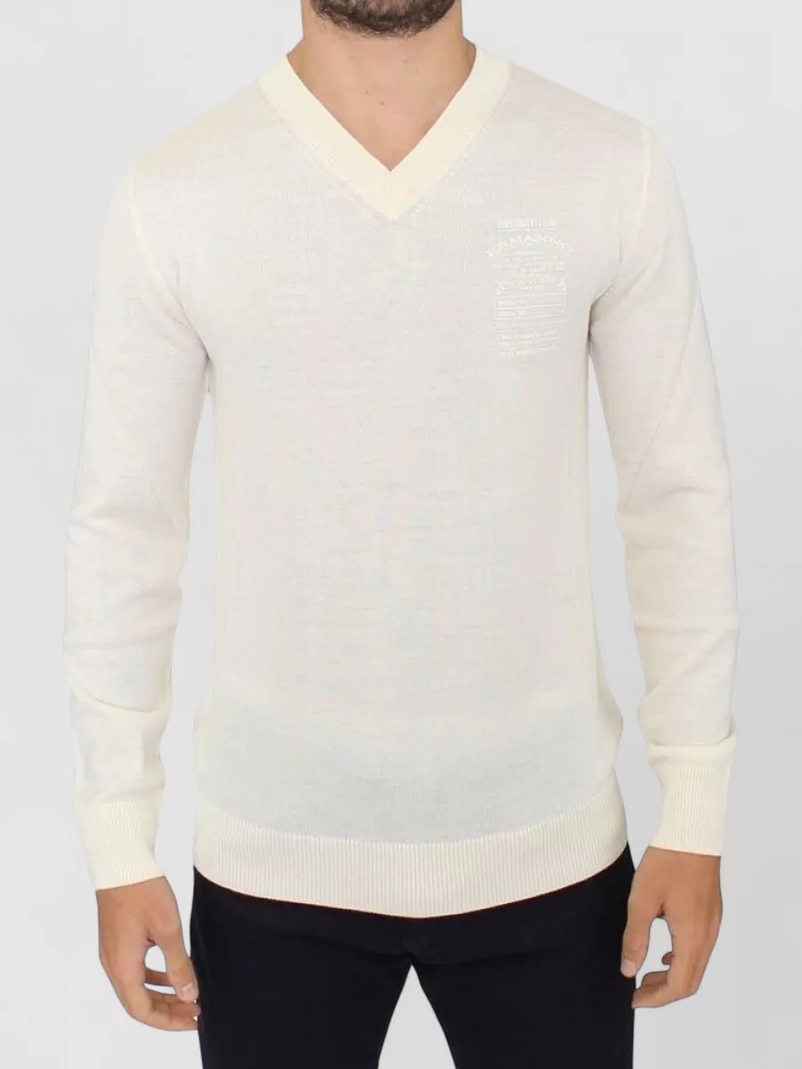 Ermanno Scervino wool blend v-neck sweater