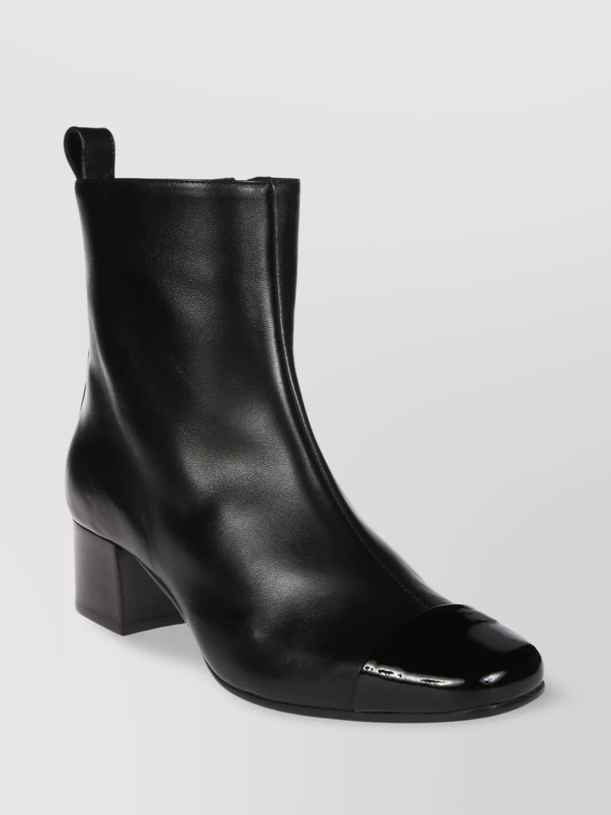 Carel Heeled Ankle Boot Toe Cap