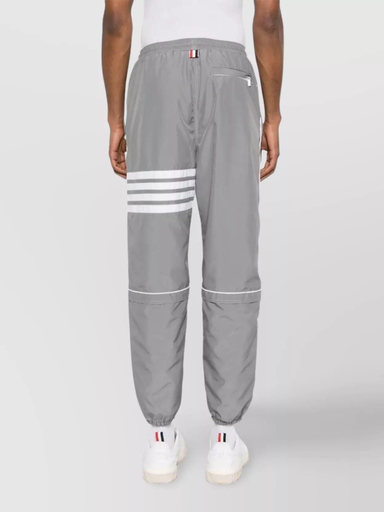 Thom Browne Mid Rise Ripstop Track Pants
