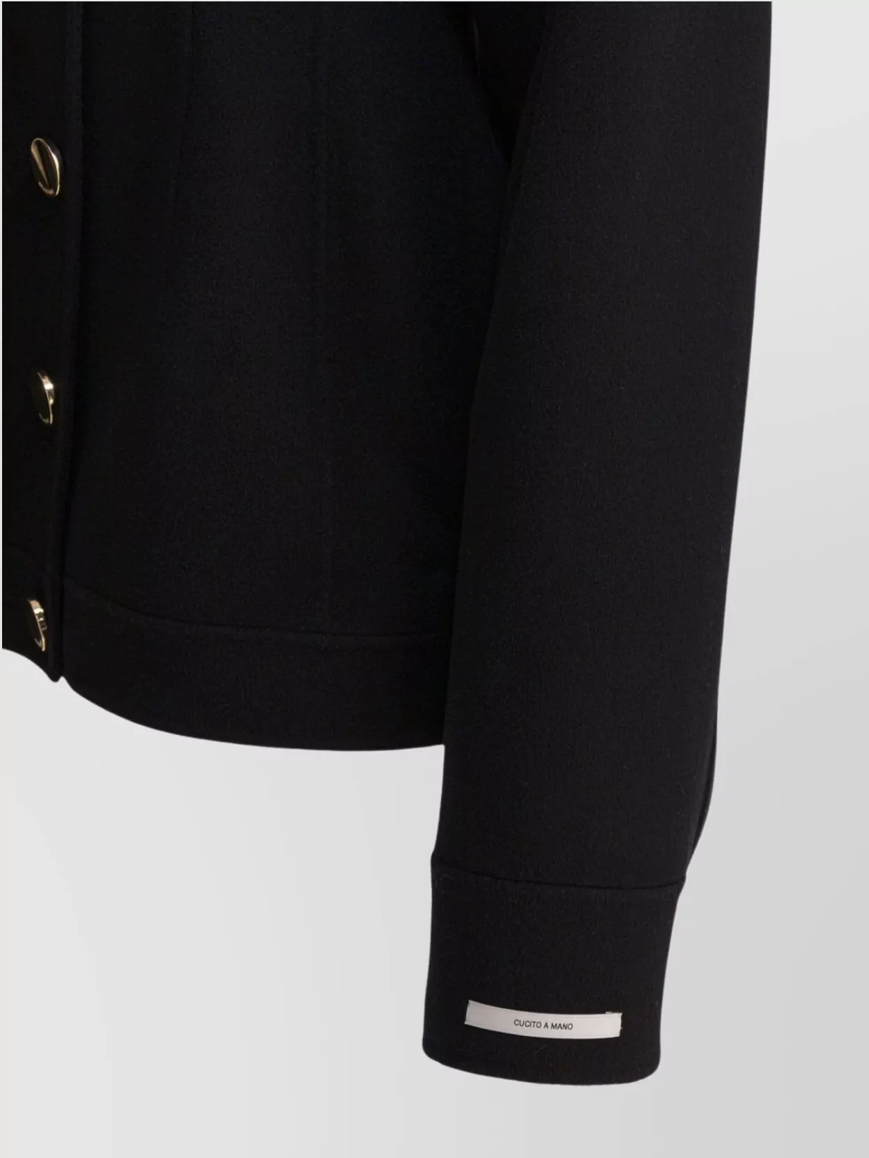 Sportmax Collared Flap Pockets Large Buttons Long Sleeves