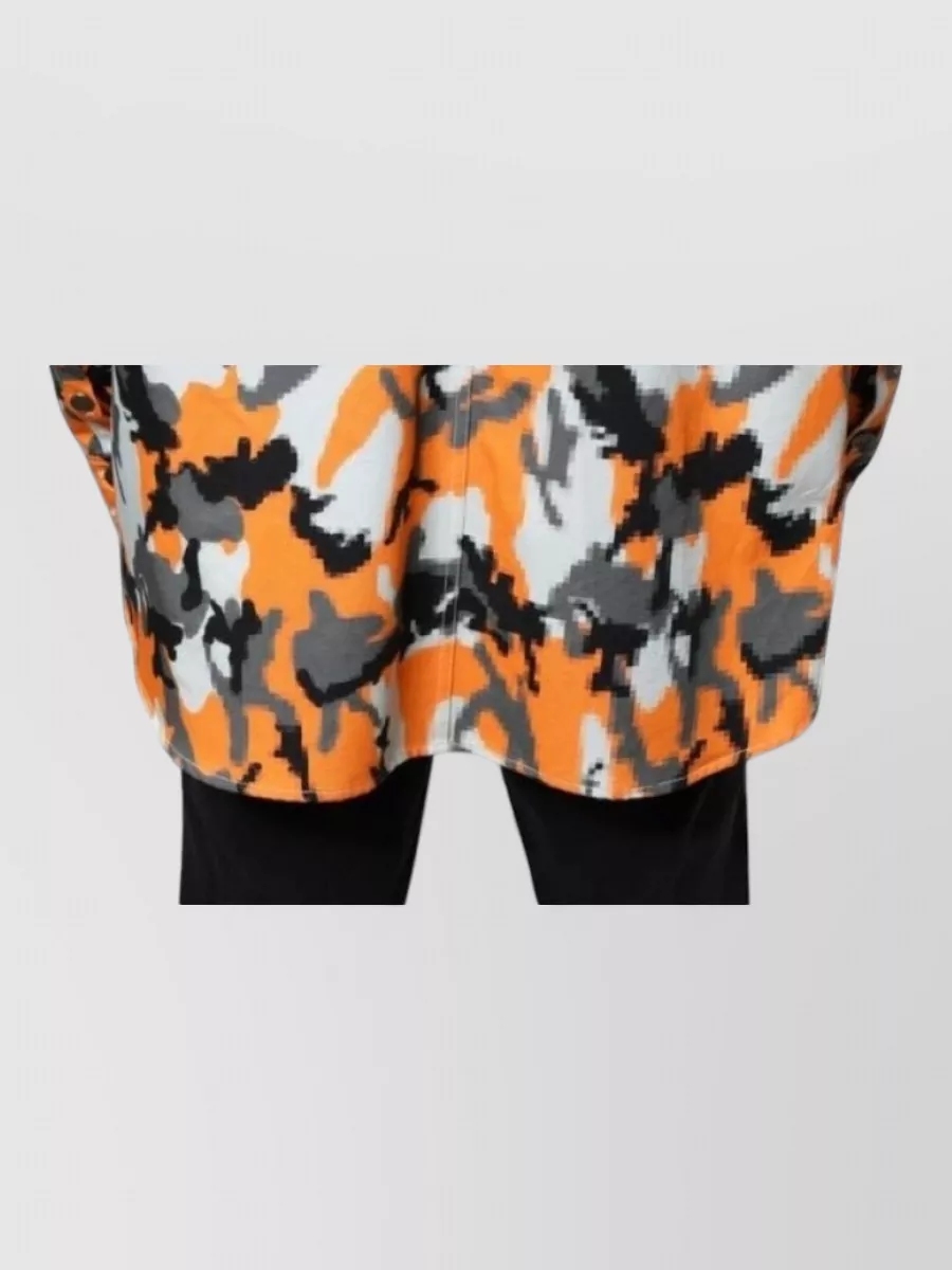 Dolce&Gabbana Camouflage Cotton Relaxed-Fit Long-Sleeve Shirt