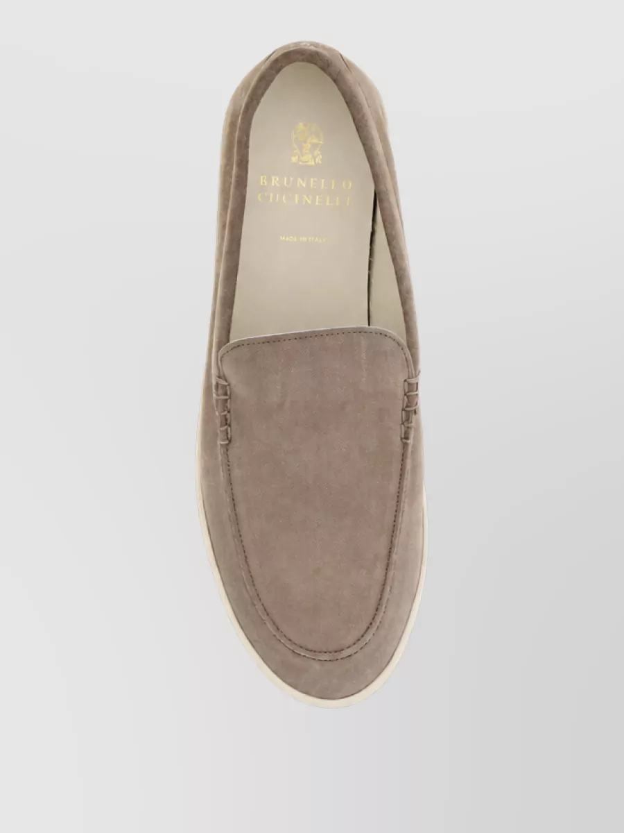 Brunello Cucinelli Suede Loafers