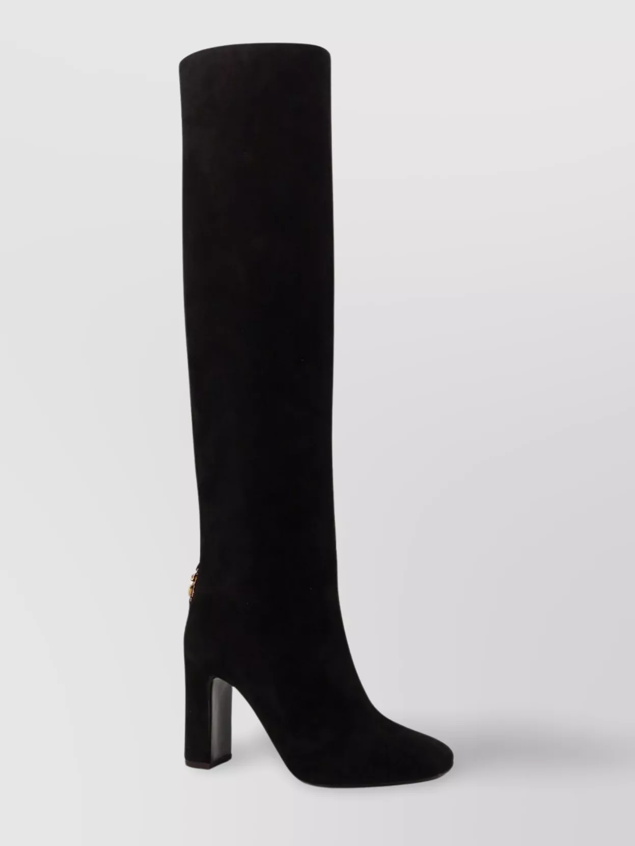 Dolce&Gabbana Block Heel Suede Knee-High Boots