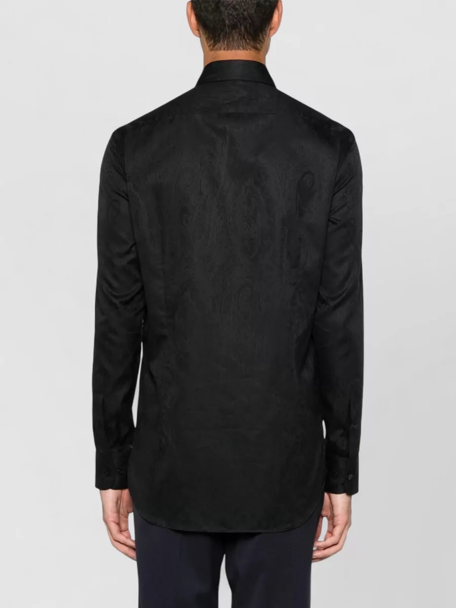 Etro Long Sleeve Paisley Patterned Cuffed Shirt