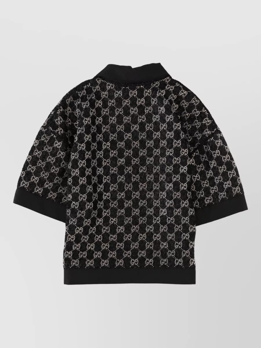 Gucci Crystal-Embellished Bodysuit