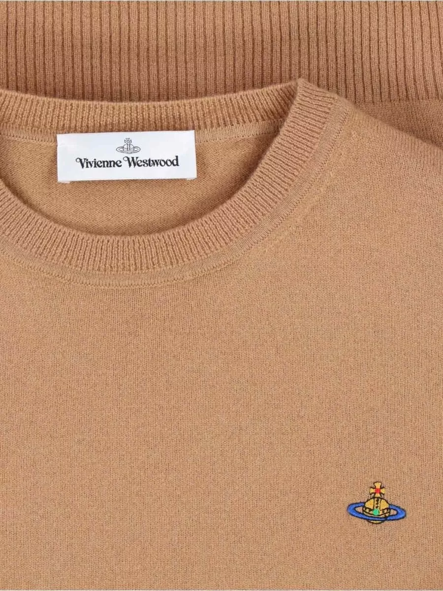 Vivienne Westwood Knitted Crew Neck Sweater Long Sleeves
