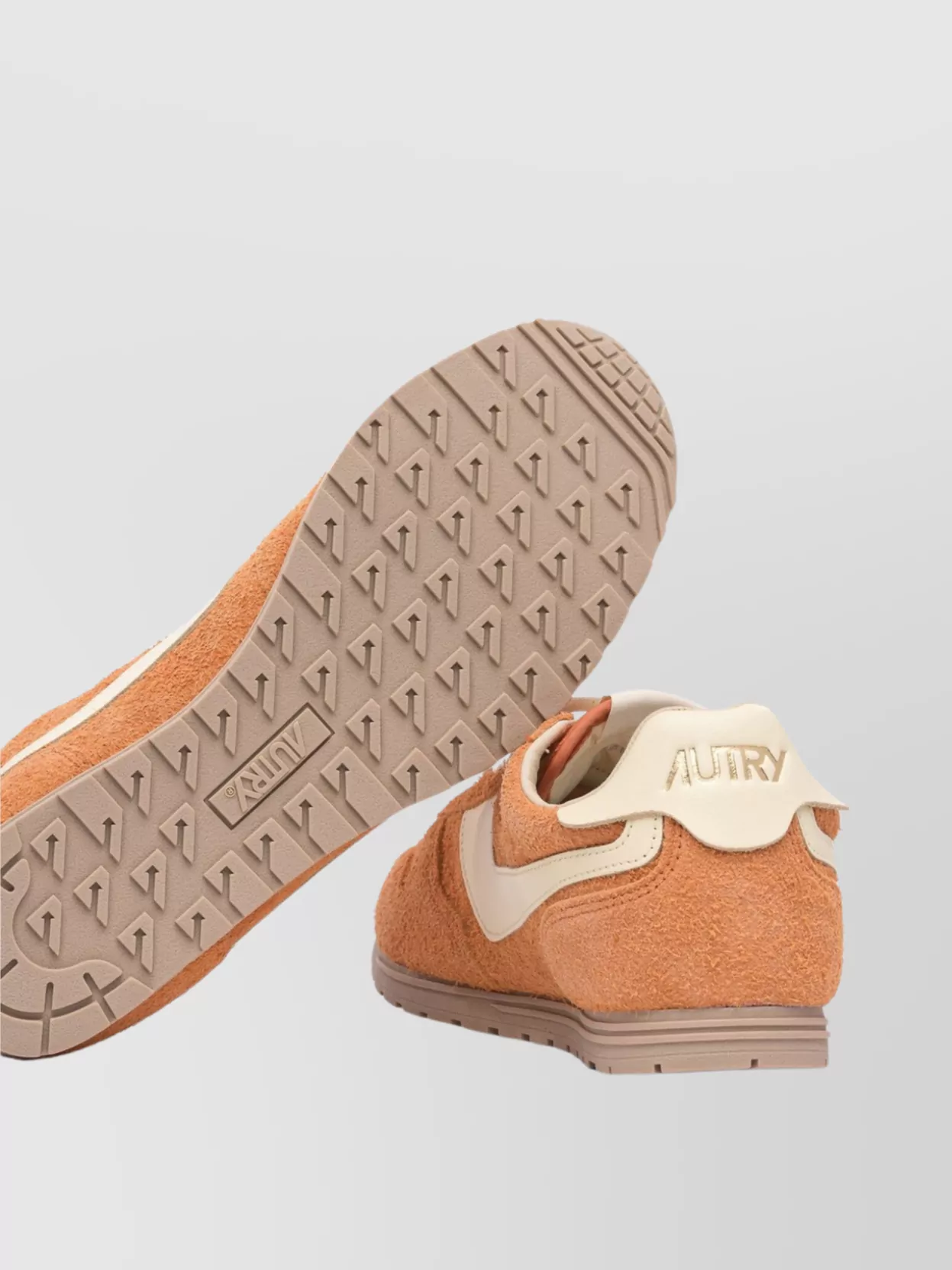Autry Low-Top Suede Texture Rubber Sole Sneakers