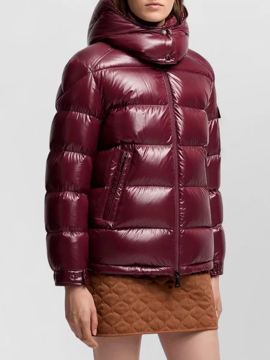 Moncler Down Hooded Short Puffer Jacket