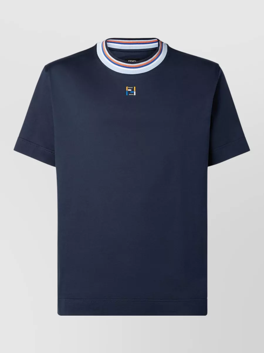 Fendi cotton regular-fit short-sleeve crew-neck t-shirt