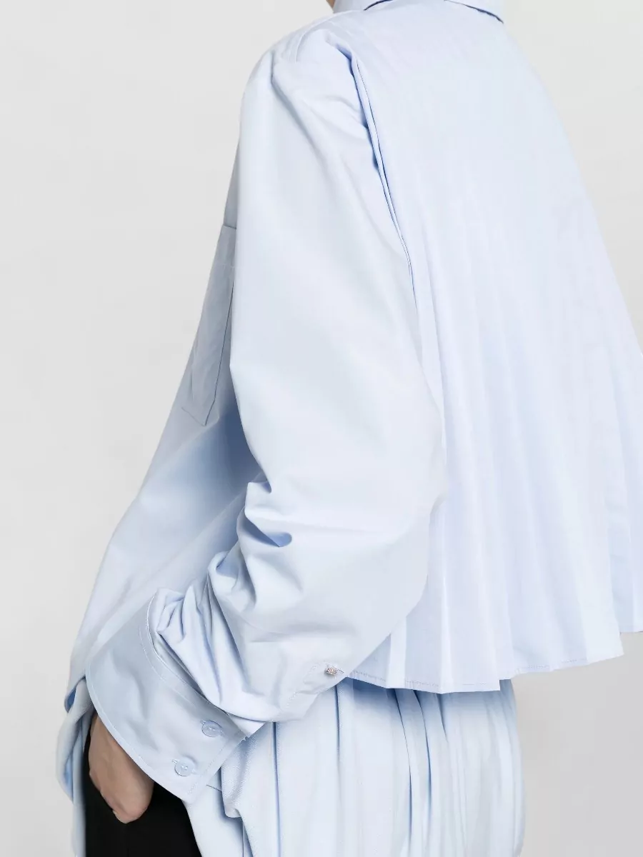 Sportmax Cotton Cropped Shirt