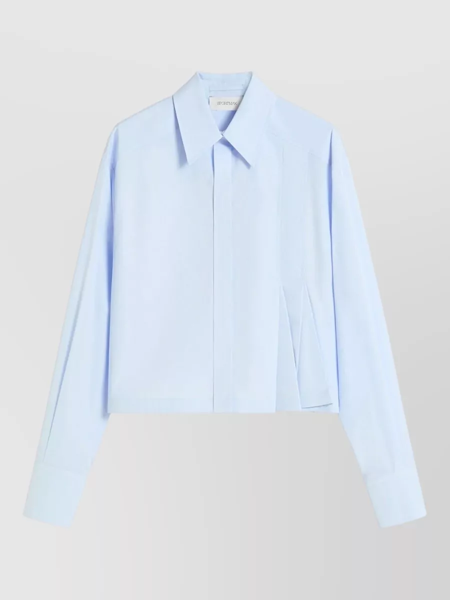Sportmax cotton cropped shirt