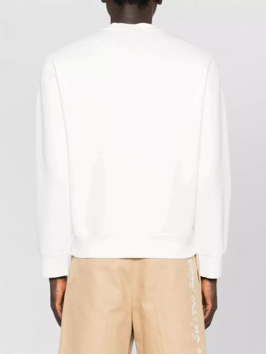 Emporio Armani Ribbed Cotton Sweatshirt