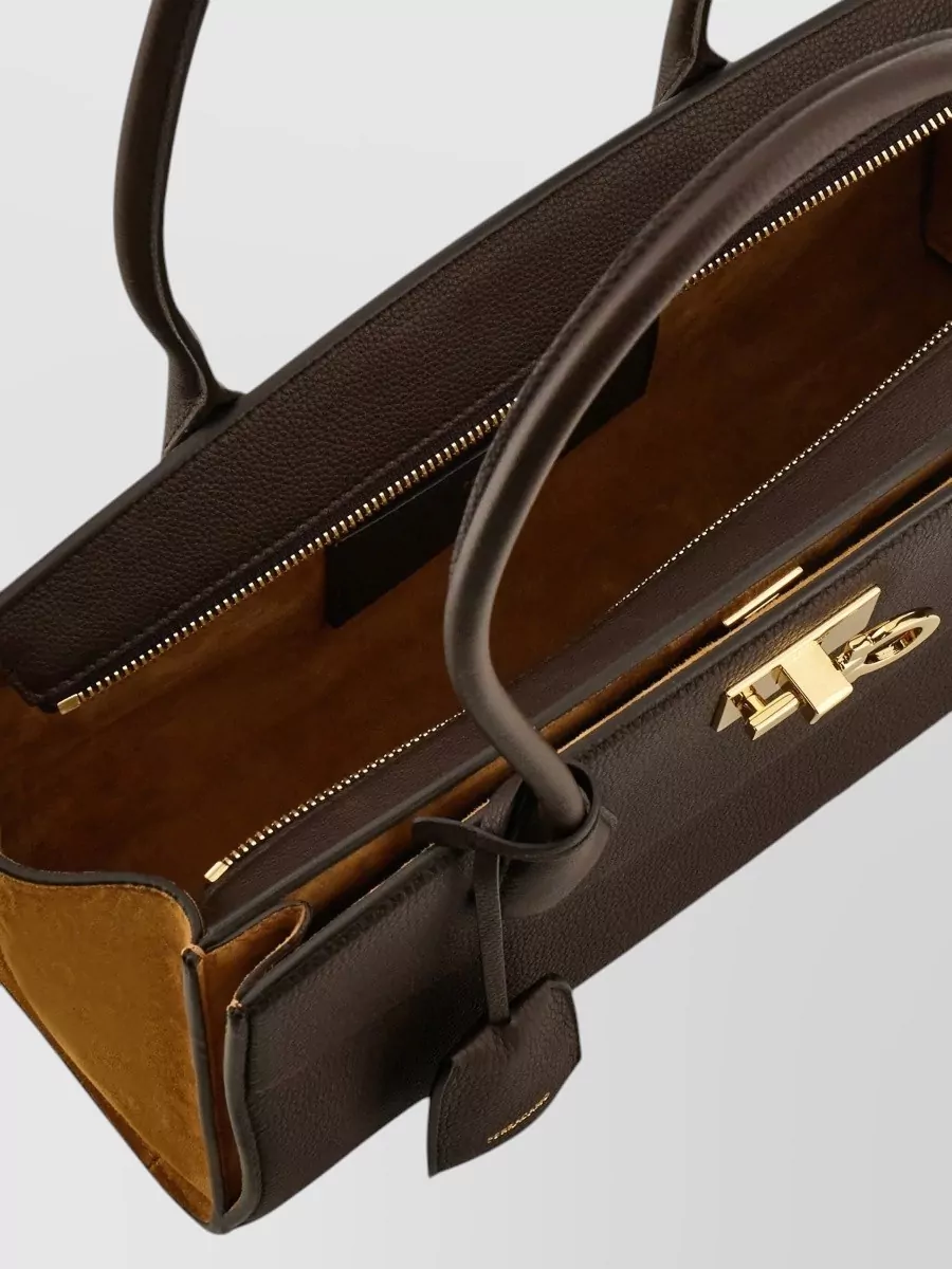 Ferragamo Leather Tote Bag