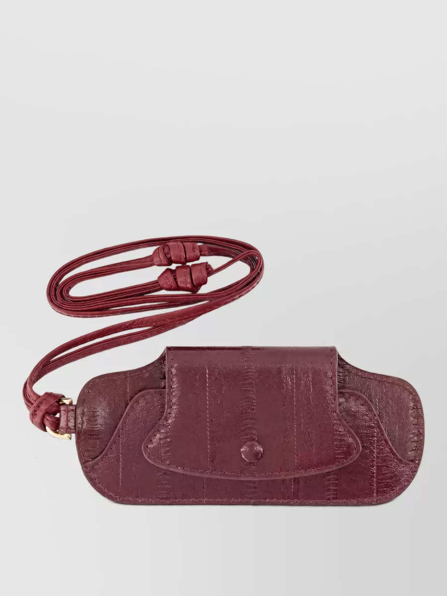 Ami Paris Leather Glasses Case Charm