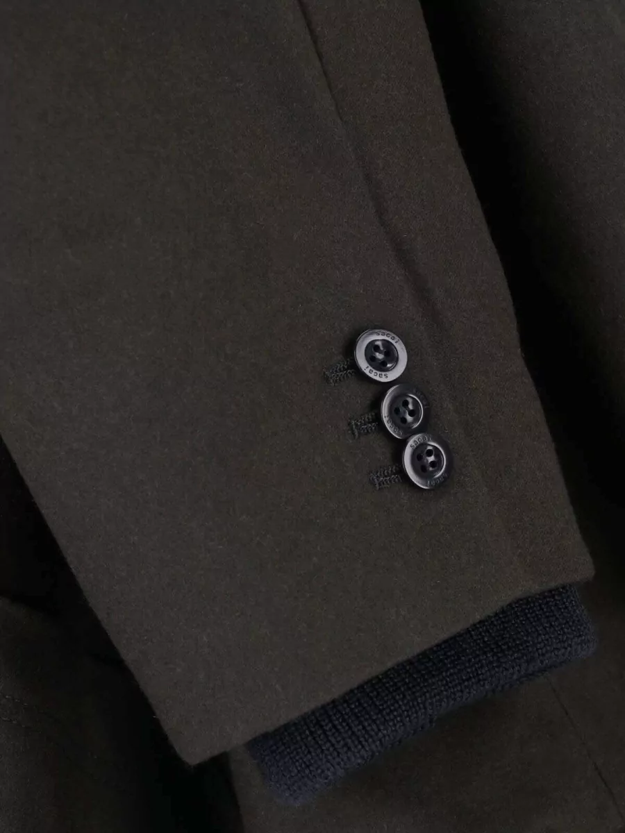 Sacai Wool Hooded Jacket