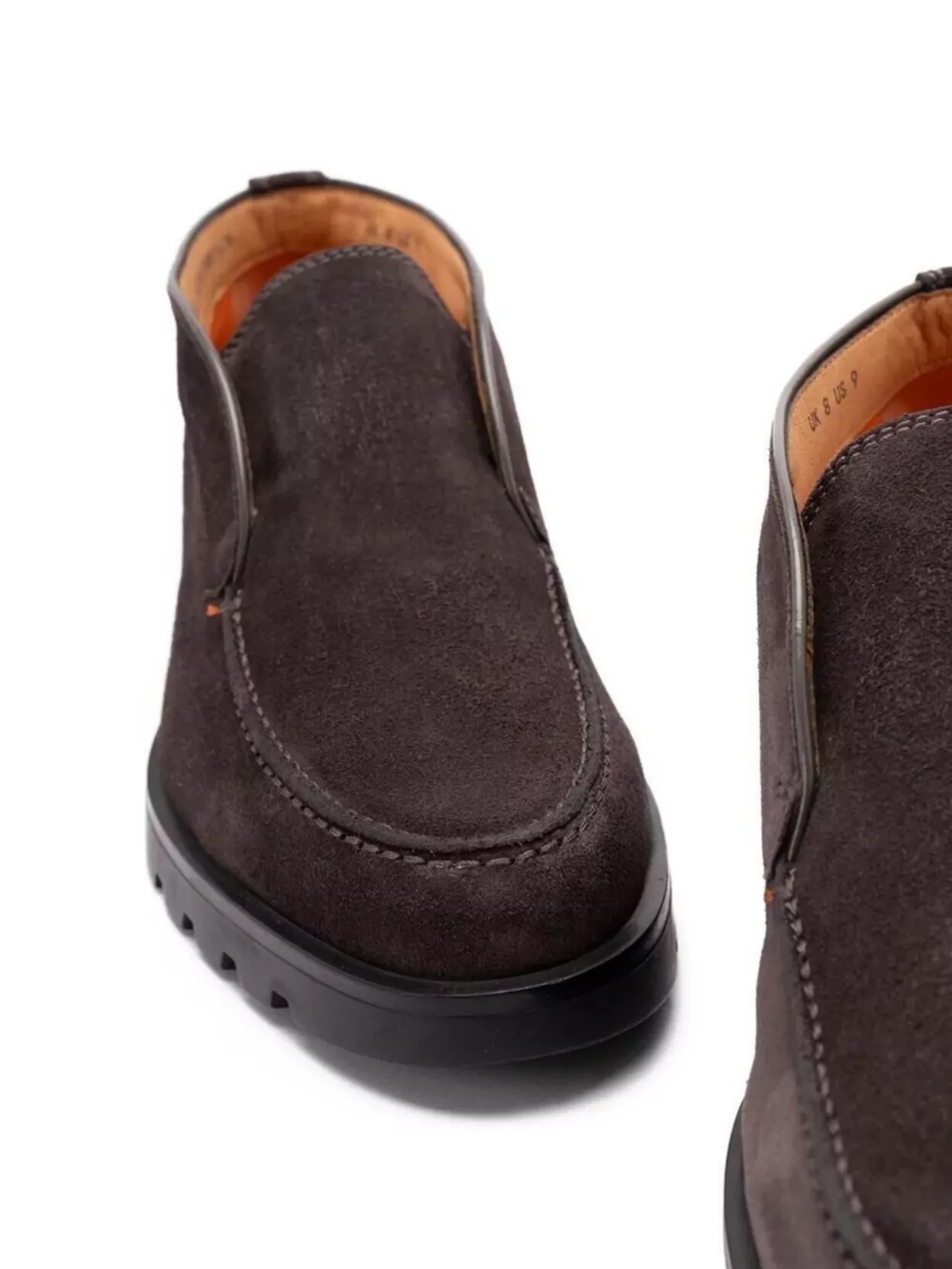 Santoni Ankle Boots Lace-Up Round Toe