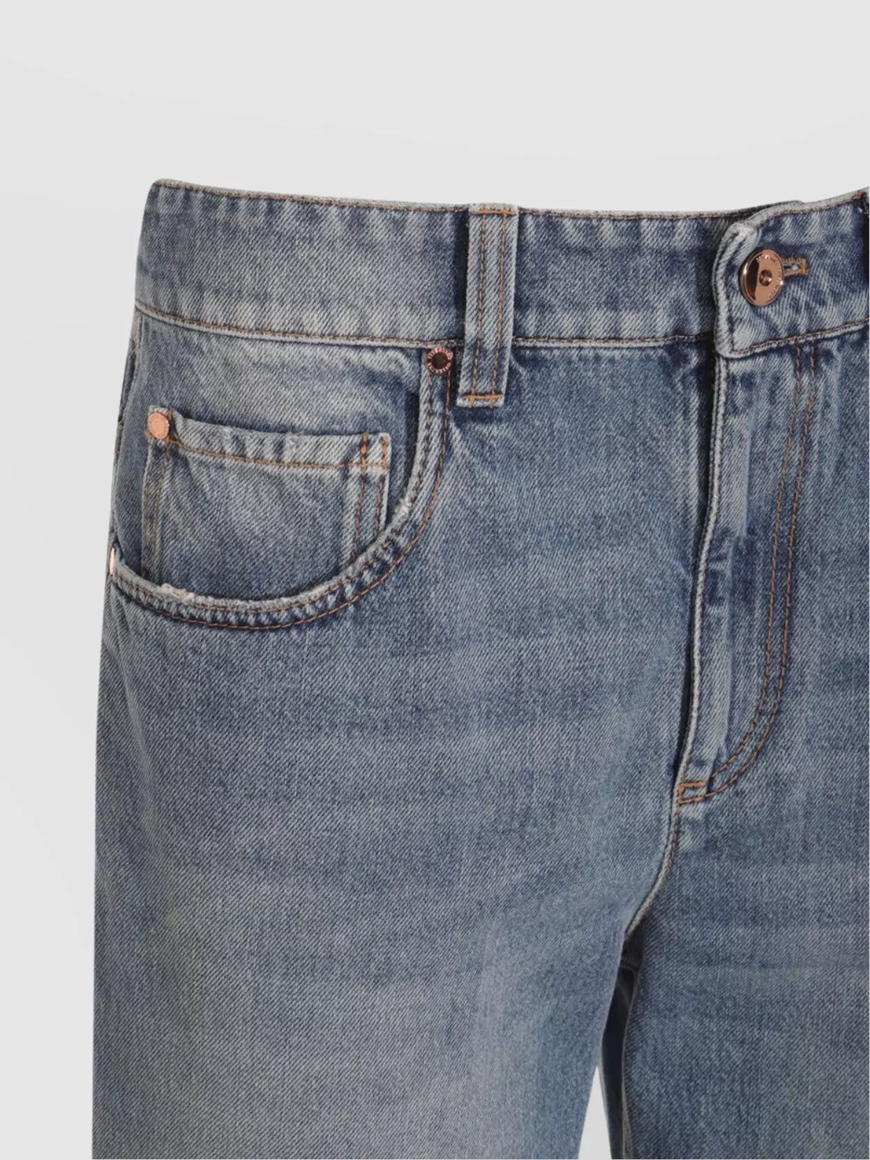 Brunello Cucinelli Straight Leg Trousers With Belt Loops