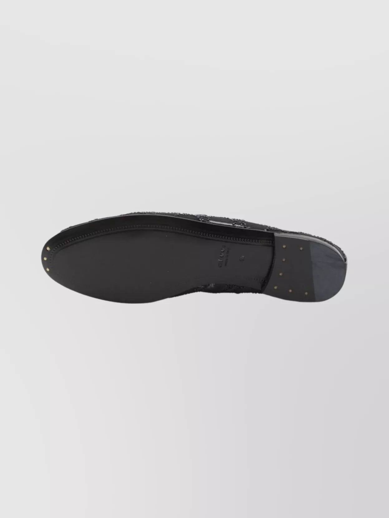 Gucci Jordaan Gg Crystal Lace Loafers