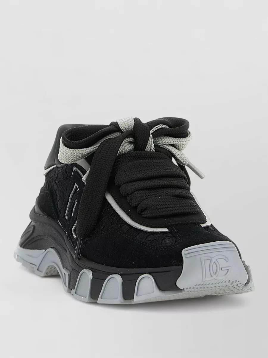 Dolce&Gabbana Leather Low-Top Sneakers