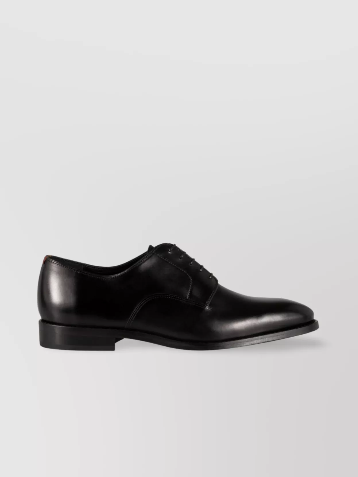 Paul Smith Round Toe Lace-Up Leather Shoes