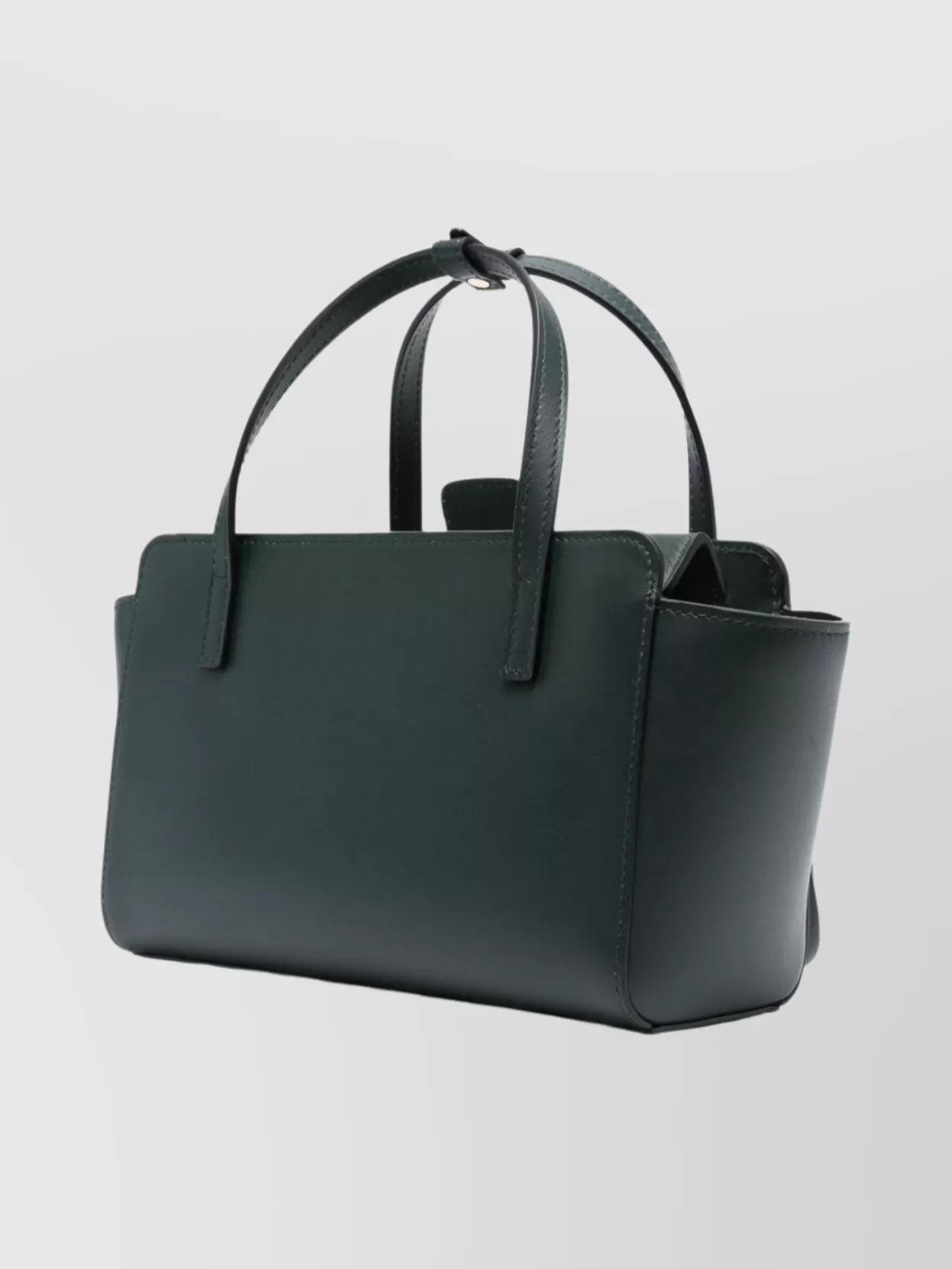 Hidesins Small Leather Tote Bag Flap