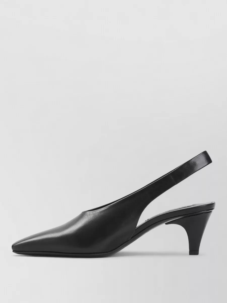 Giorgio Armani Leather Slingback Mules