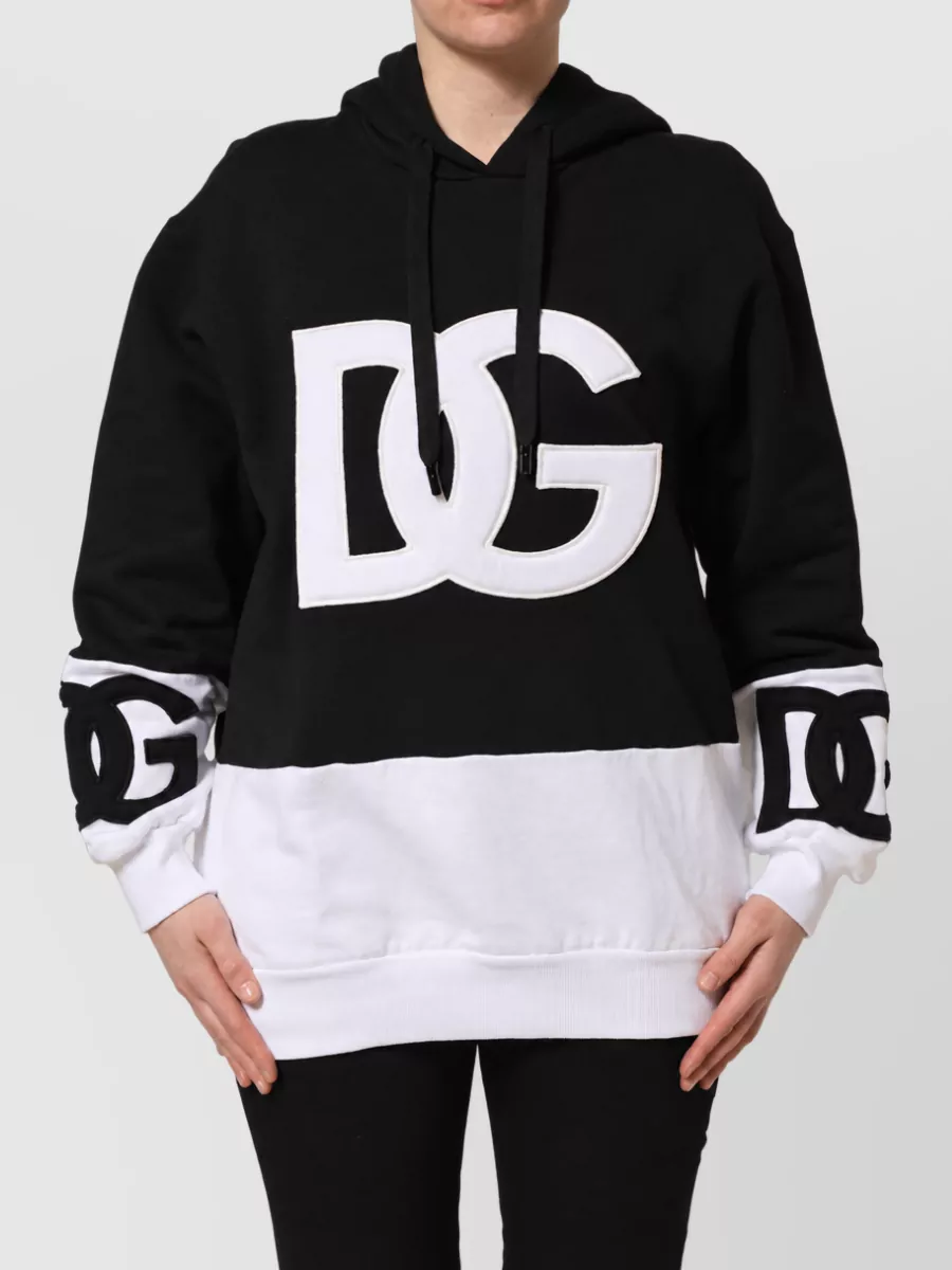 Dolce&Gabbana Appliqué hooded sweatshirt
