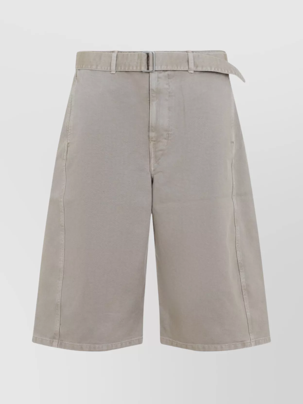 Lemaire Relaxed-fit Shorts With Belted Waist