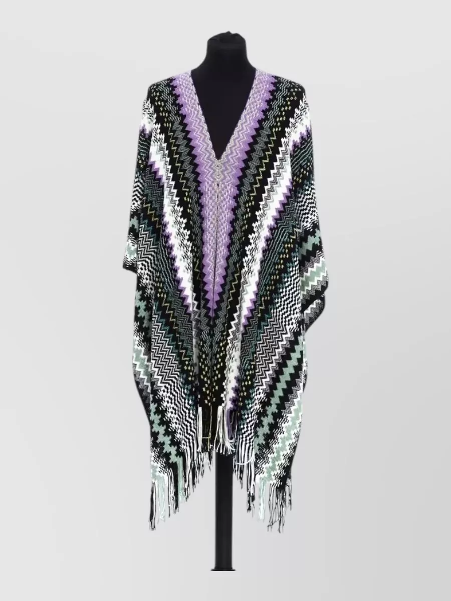 Missoni Wool Knit Poncho