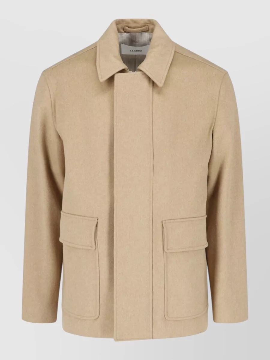 Lardini virgin wool single breasted coat
