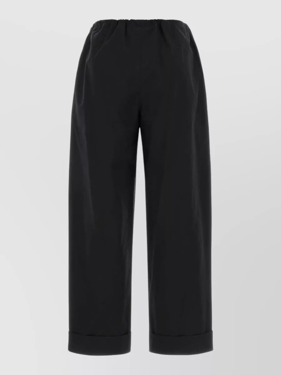 The Row Cotton Wide-Leg Trousers