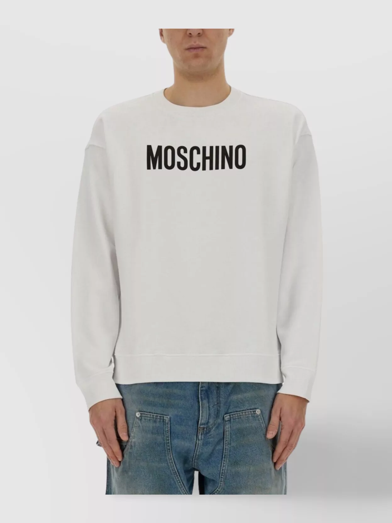 Moschino Logo Crew Neck Sweater
