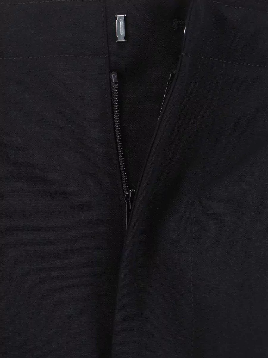 Mm6 Maison Margiela Pleated Front Trousers Belt Loops Back Pockets