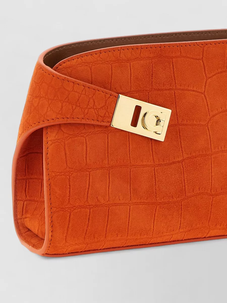 Ferragamo The Hug Bag Mini Leather Clutch Bag