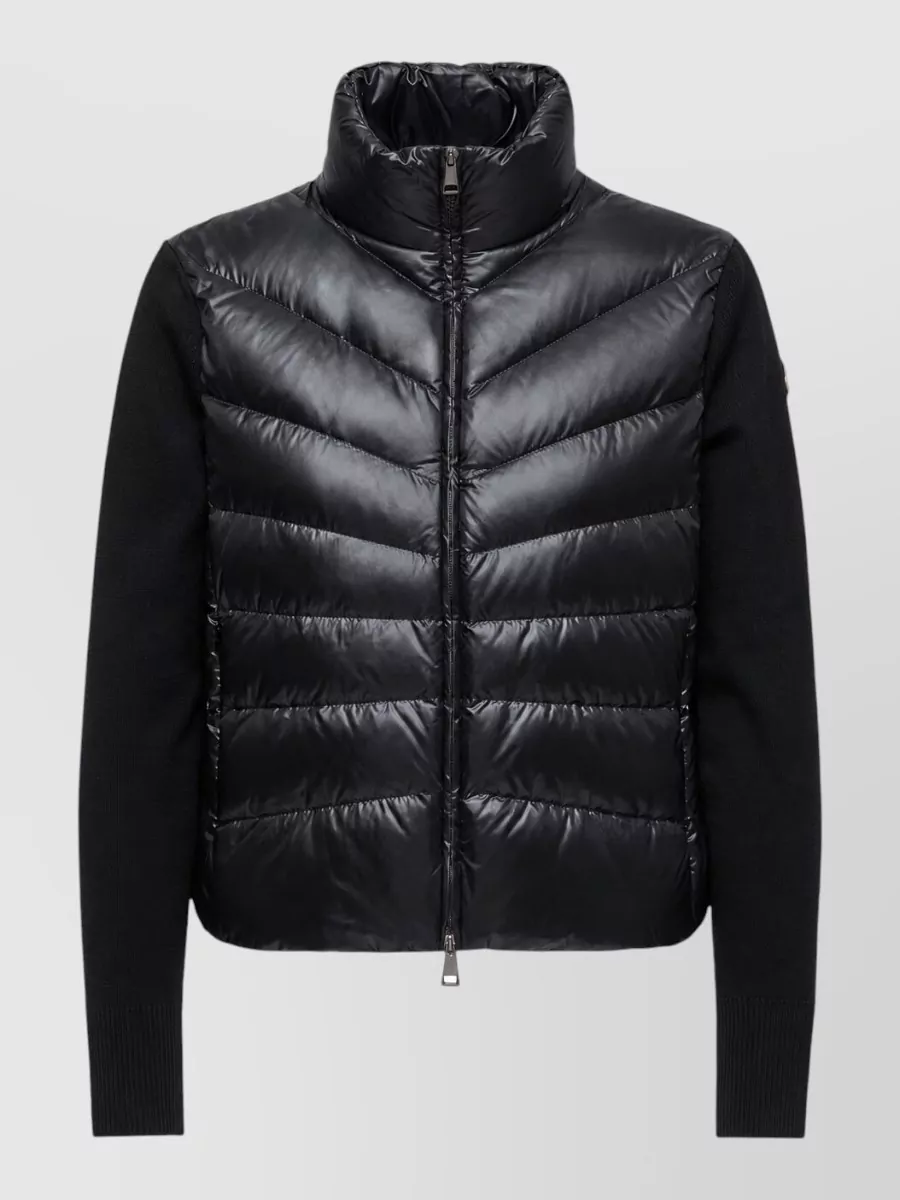 Moncler wool quilted puffer jacket
