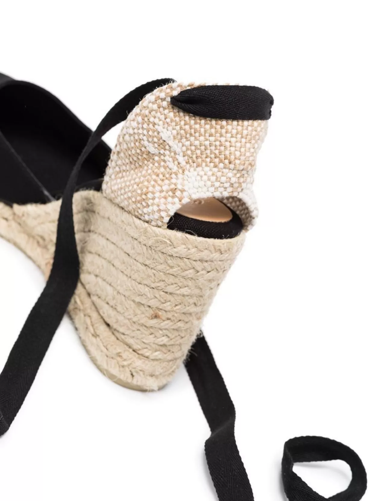 Shop Castaã±er Mid Wedge Heel Canvas Espadrilles