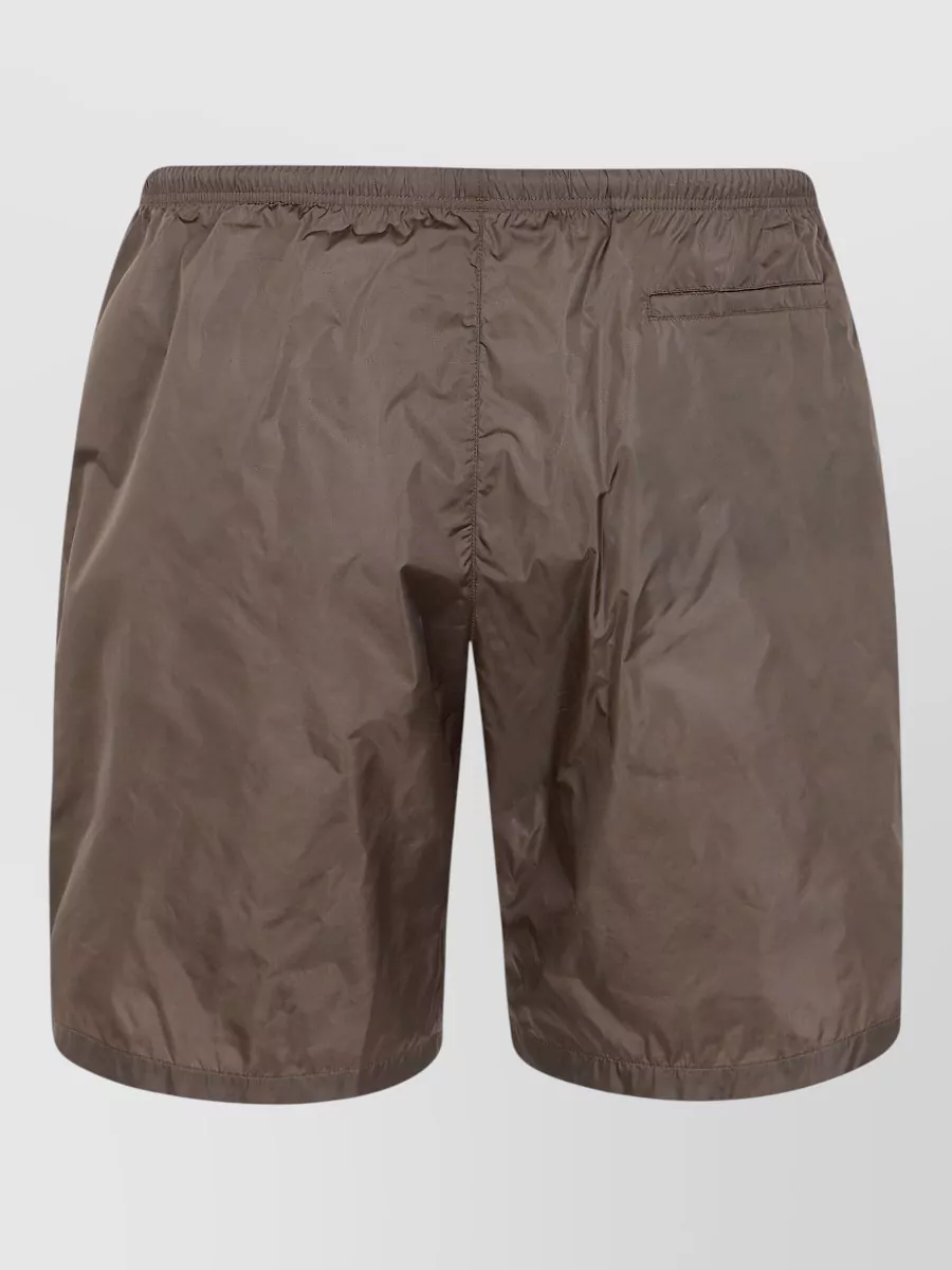 Palm Angels Logo-Print Swim Shorts