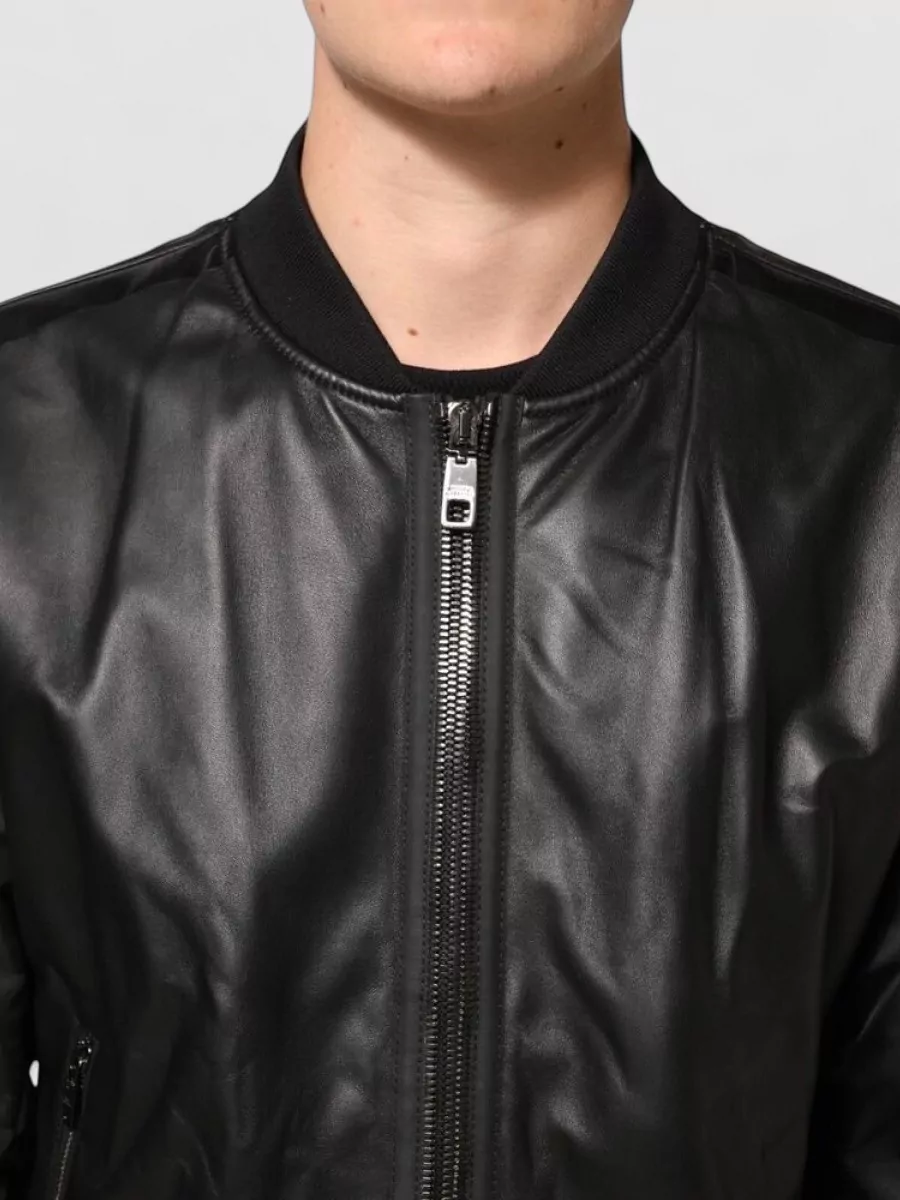 Dolce&Gabbana Leather Blouson Jacket