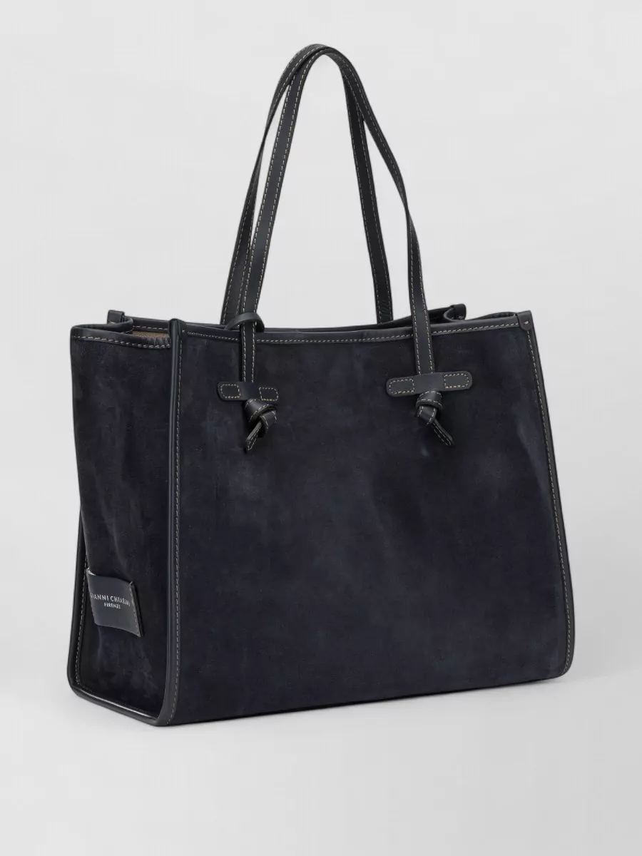 Gianni Chiarini Suede Leather Tote Bag