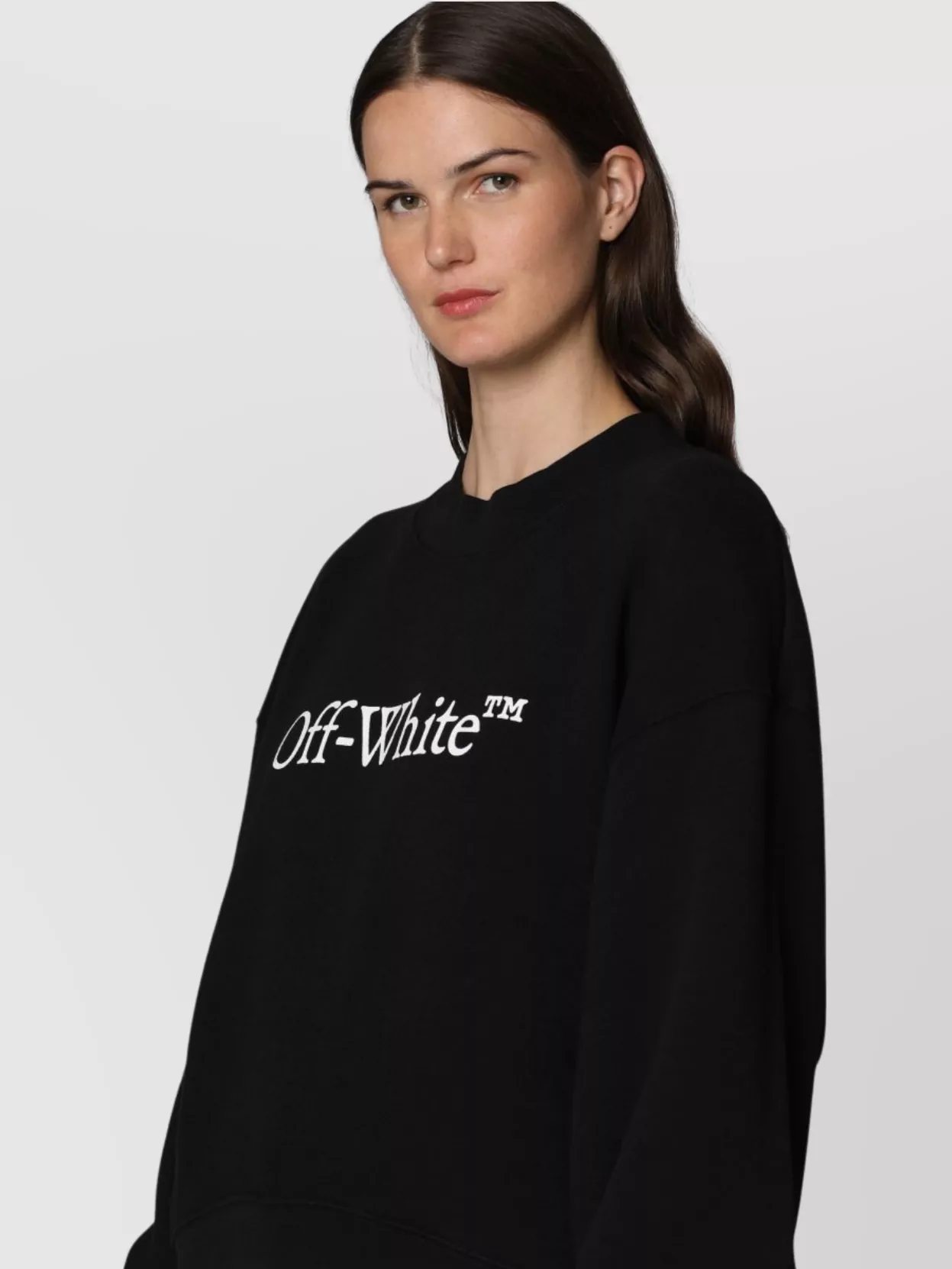 Off-white Crew Neck Logo Sweatshirt