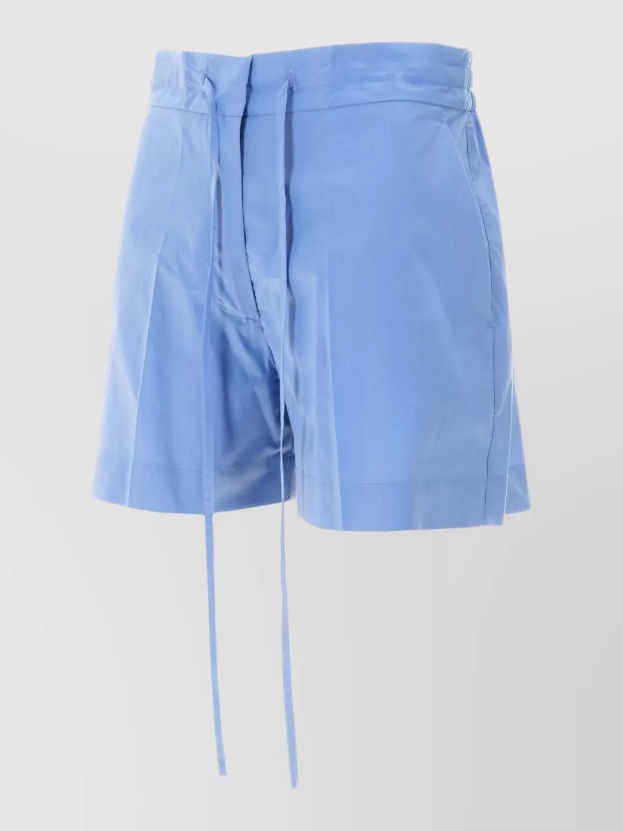 Parosh Tailored Shorts Featuring Practical Side Pockets