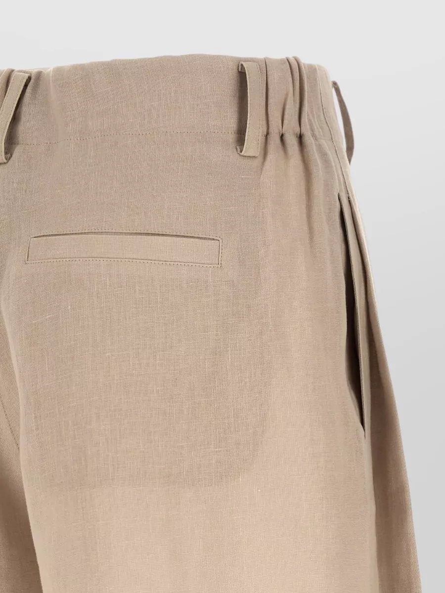 Brunello Cucinelli Linen Tailored Shorts