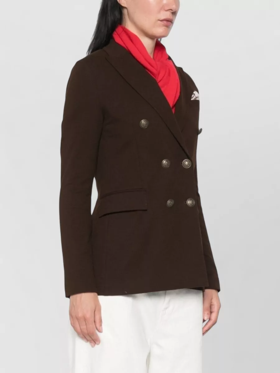 Circolo 1901 Cotton Double-Breasted Suit Jacket