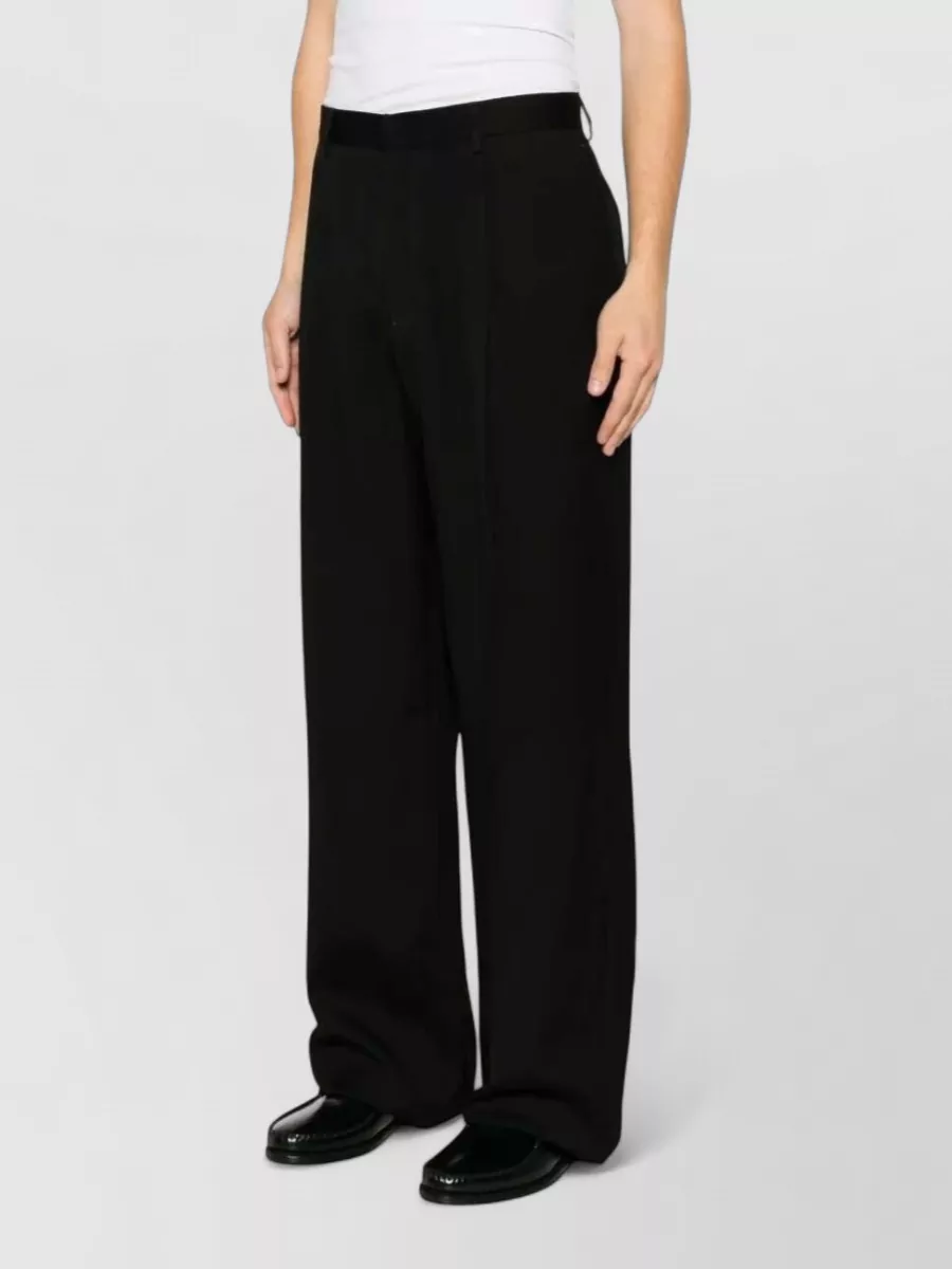 Lardini Wide-Leg Pleated Trousers