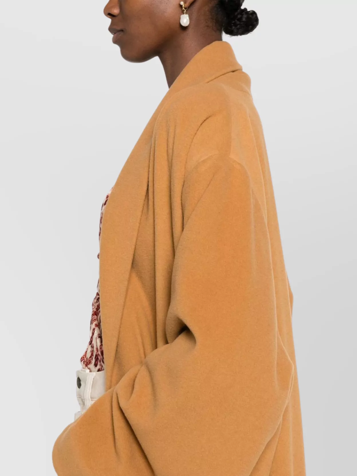 Isabel Marant Elise Coat - Wool-Cashmere Blend Shawl Collar