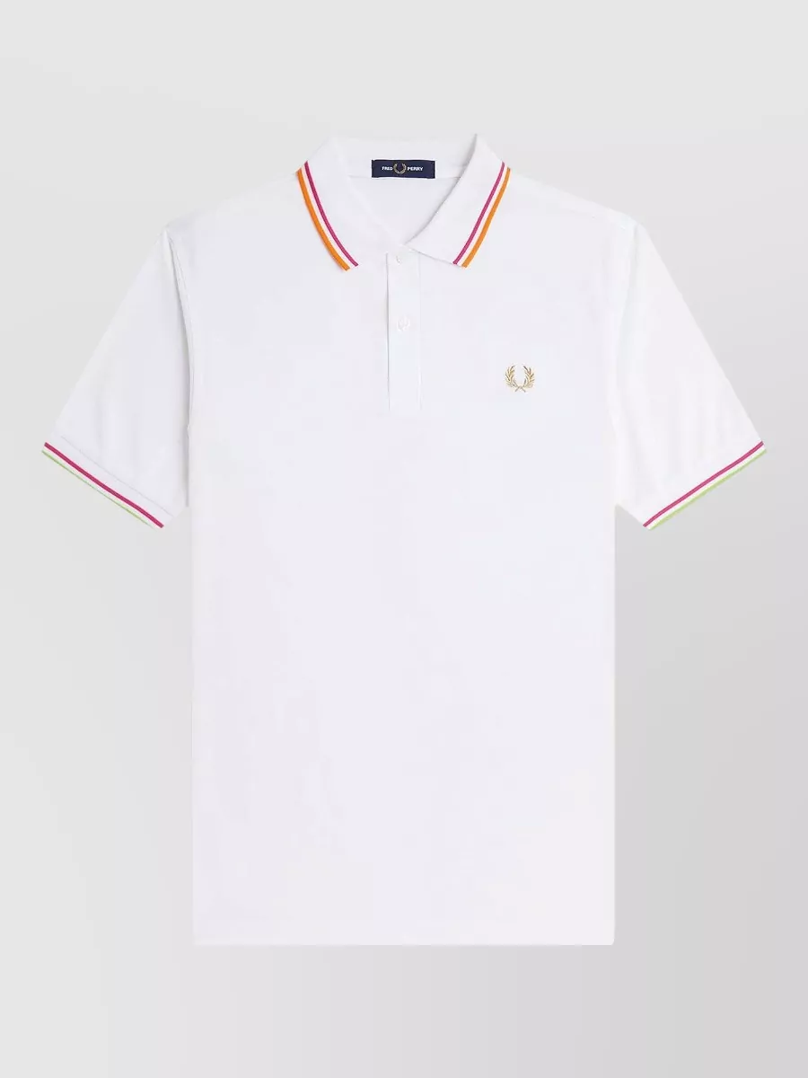 Fred Perry recycled polyester short-sleeve polo shirt