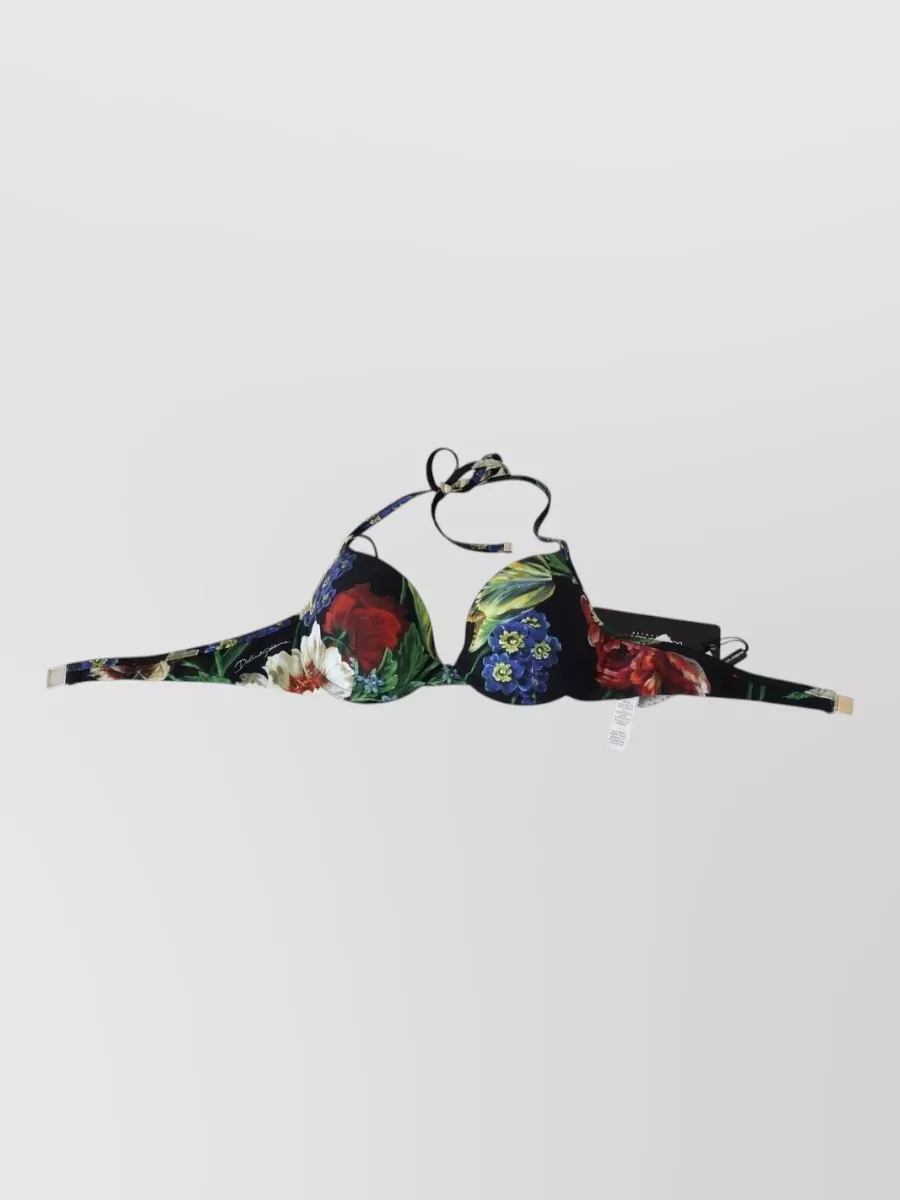 Dolce&Gabbana Silk Floral Underwired Bra
